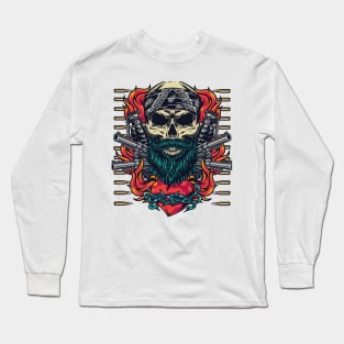 Colorful tattoo vintage Long Sleeve T-Shirt